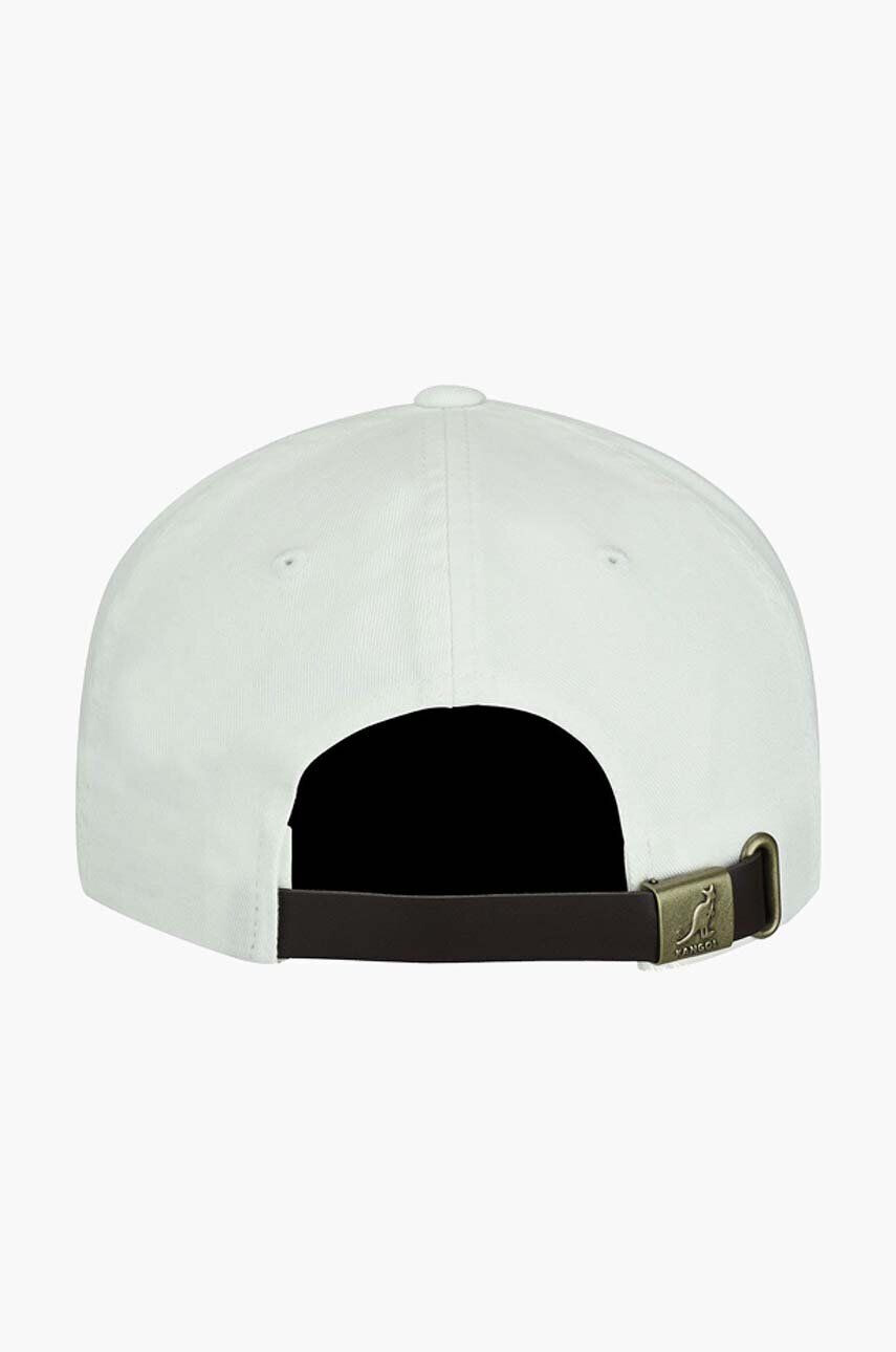 Kangol Bavlnená šiltovka Washed Baseball K5165HT-WHITE biela farba s potlačou - Pepit.sk