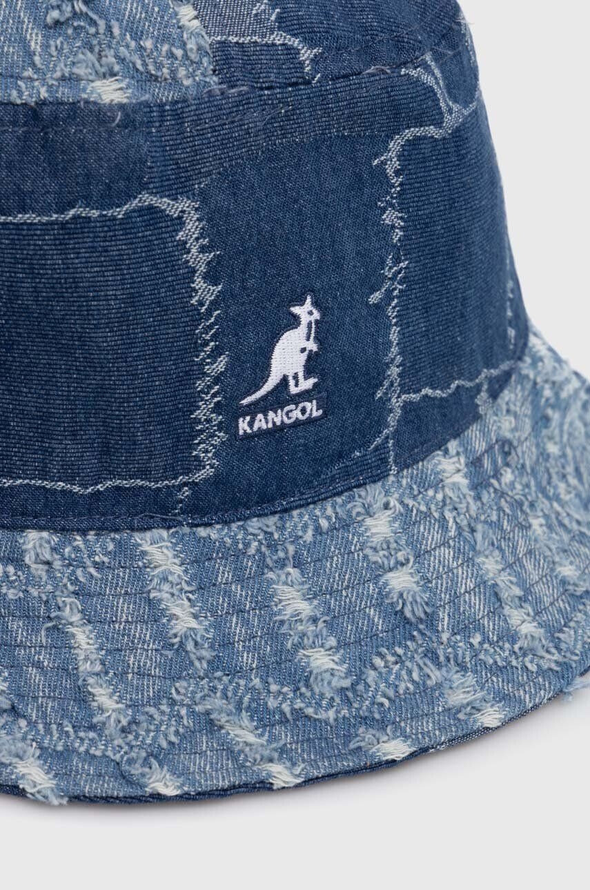 Kangol Bavlnený klobúk Denim Mashup Bucket K5296-MEDIUMBLUE bavlnený - Pepit.sk