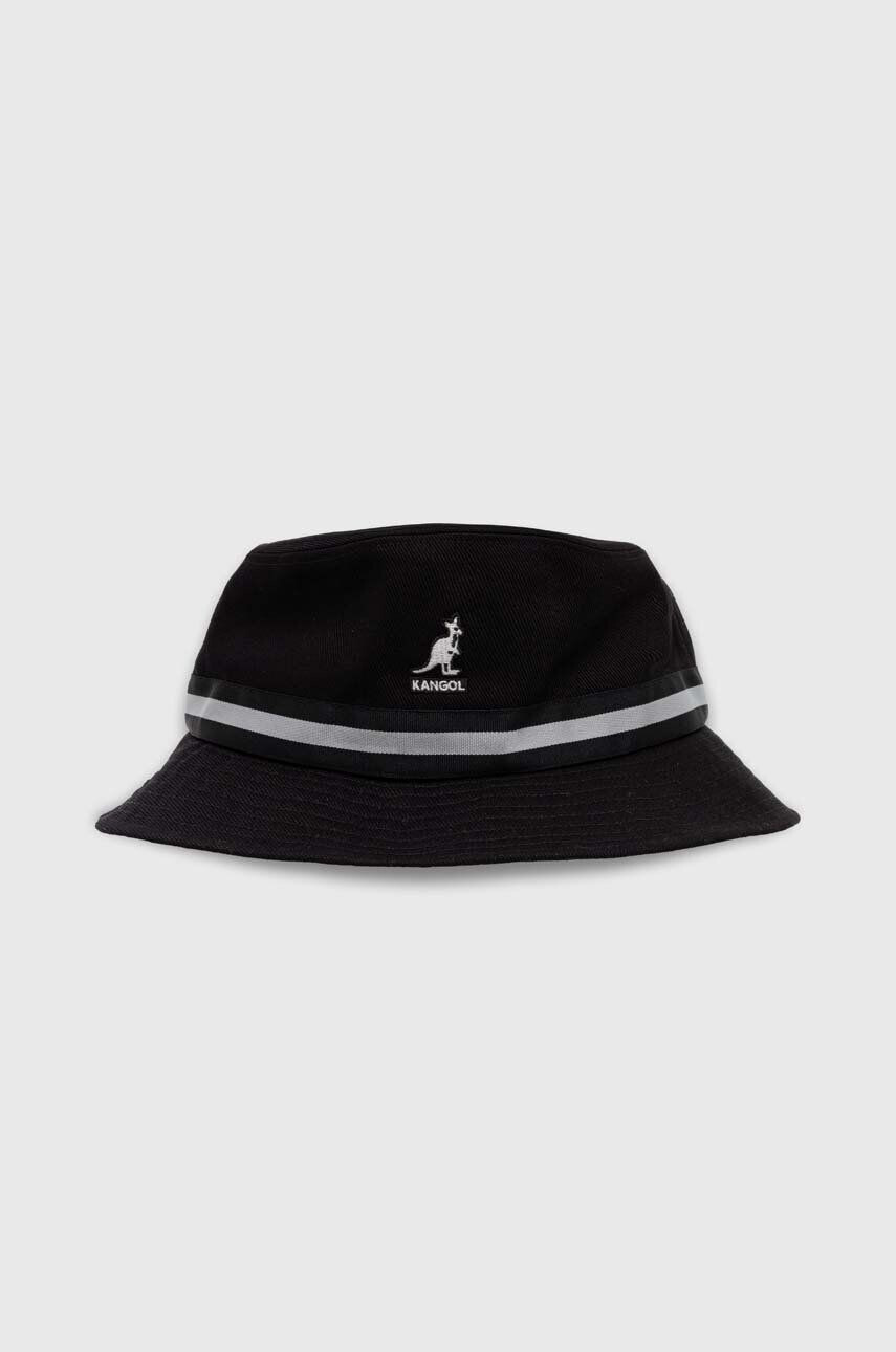 Kangol Bavlnený klobúk Lahinch K4012SP-BEIGE čierna farba bavlnený - Pepit.sk