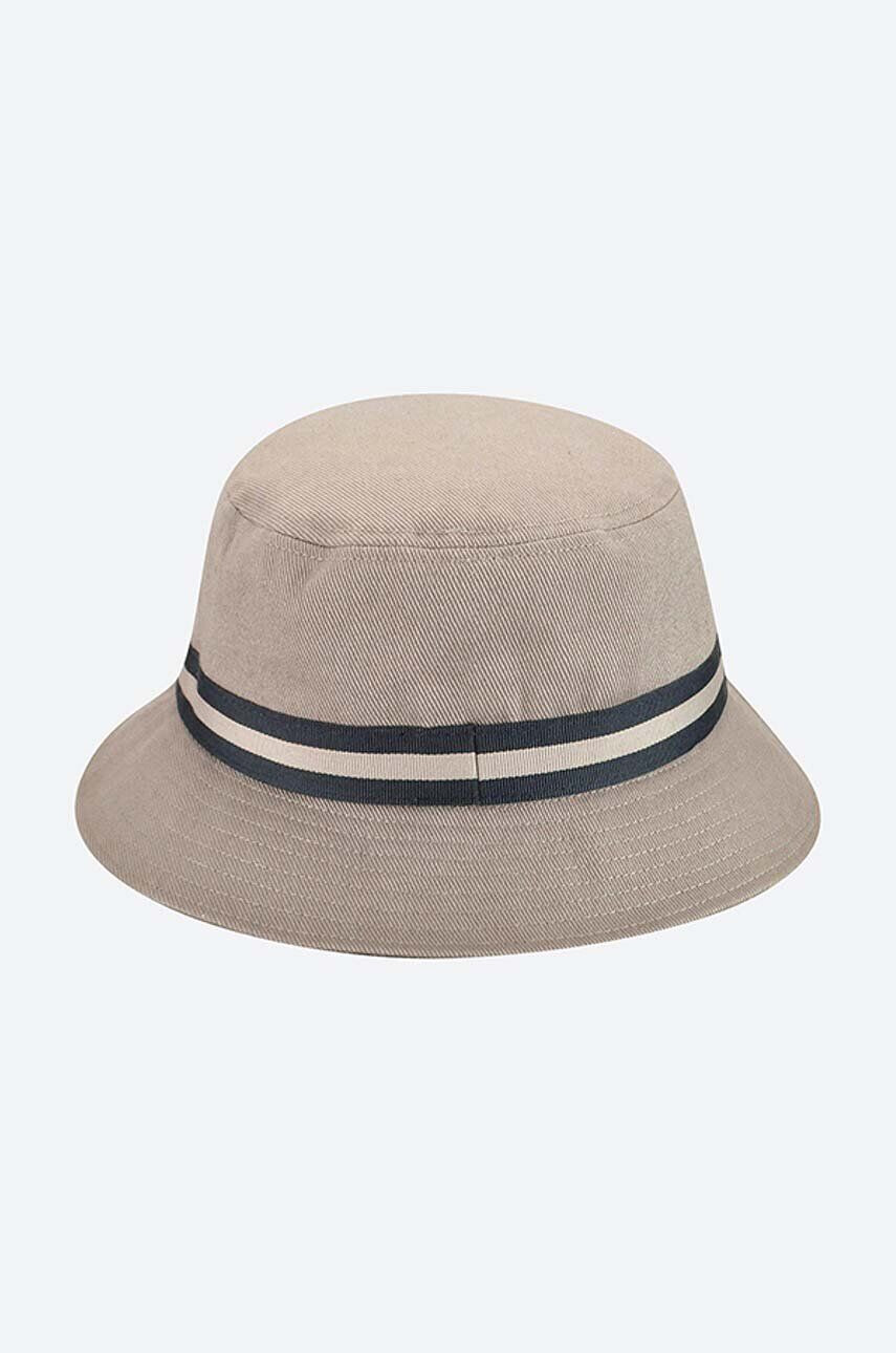 Kangol Bavlnený klobúk Stripe Lahinch K4012SP.GREY-GREY tmavomodrá farba bavlnený - Pepit.sk