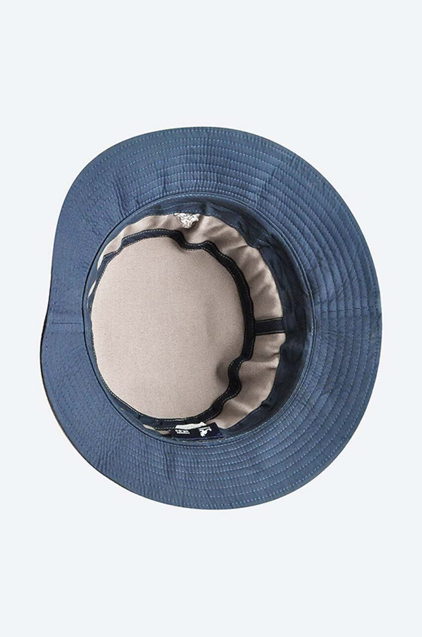 Kangol Bavlnený klobúk Stripe Lahinch K4012SP.GREY-GREY tmavomodrá farba bavlnený - Pepit.sk