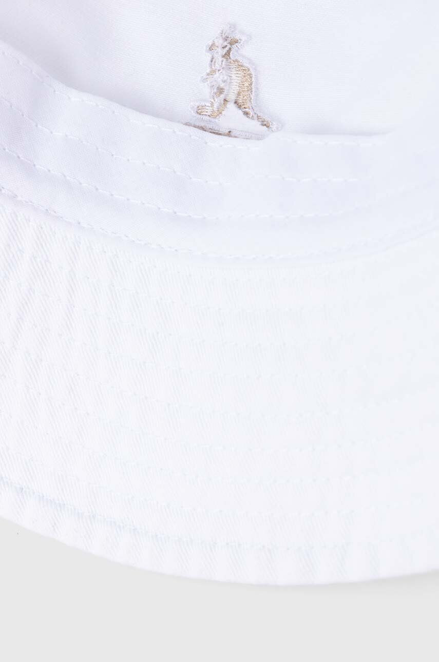 Kangol Bavlnený klobúk Washed Bucket K4224HT WHITE K4224HT-WHITE biela farba bavlnený - Pepit.sk