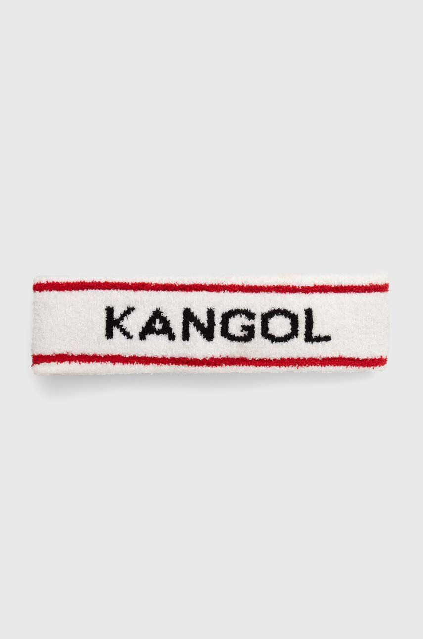 Kangol Čelenka K3302ST-WHITE/CIAN biela farba - Pepit.sk