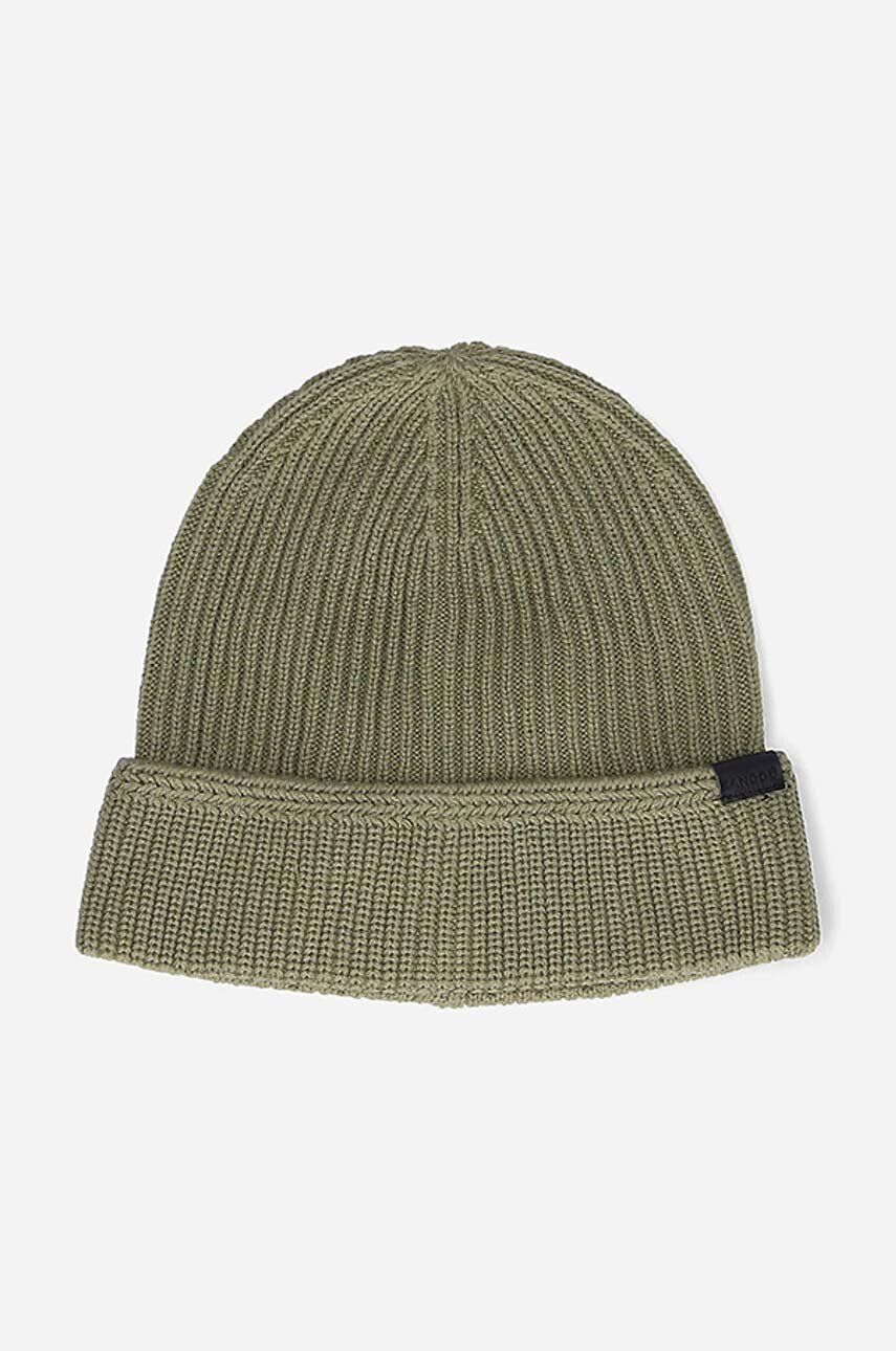 Kangol Čiapka K0702CO-FLANNEL šedá farba z hrubej pleteniny - Pepit.sk