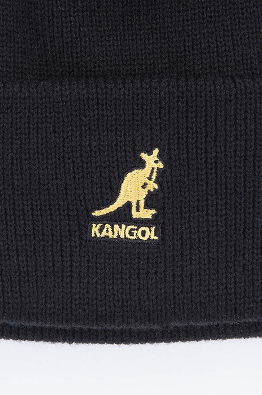 Kangol Čiapka Pull-On BIO LIME čierna farba z hrubej pleteniny - Pepit.sk