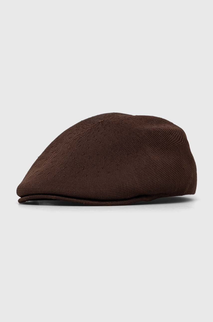 Kangol Čiapka so šiltom hnedá farba - Pepit.sk