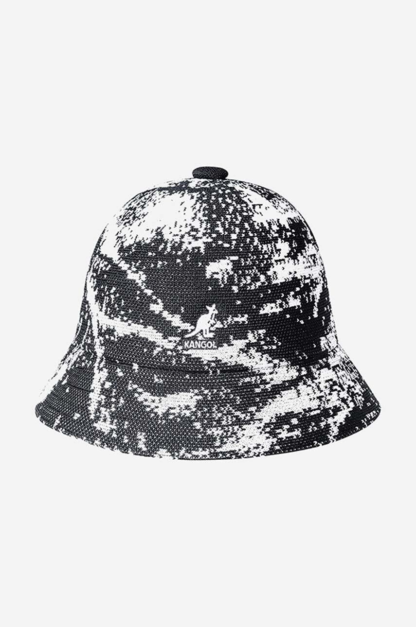 Kangol Klobúk Airbrush Casual K3546.BLC-BLCK/WHT čierna farba - Pepit.sk