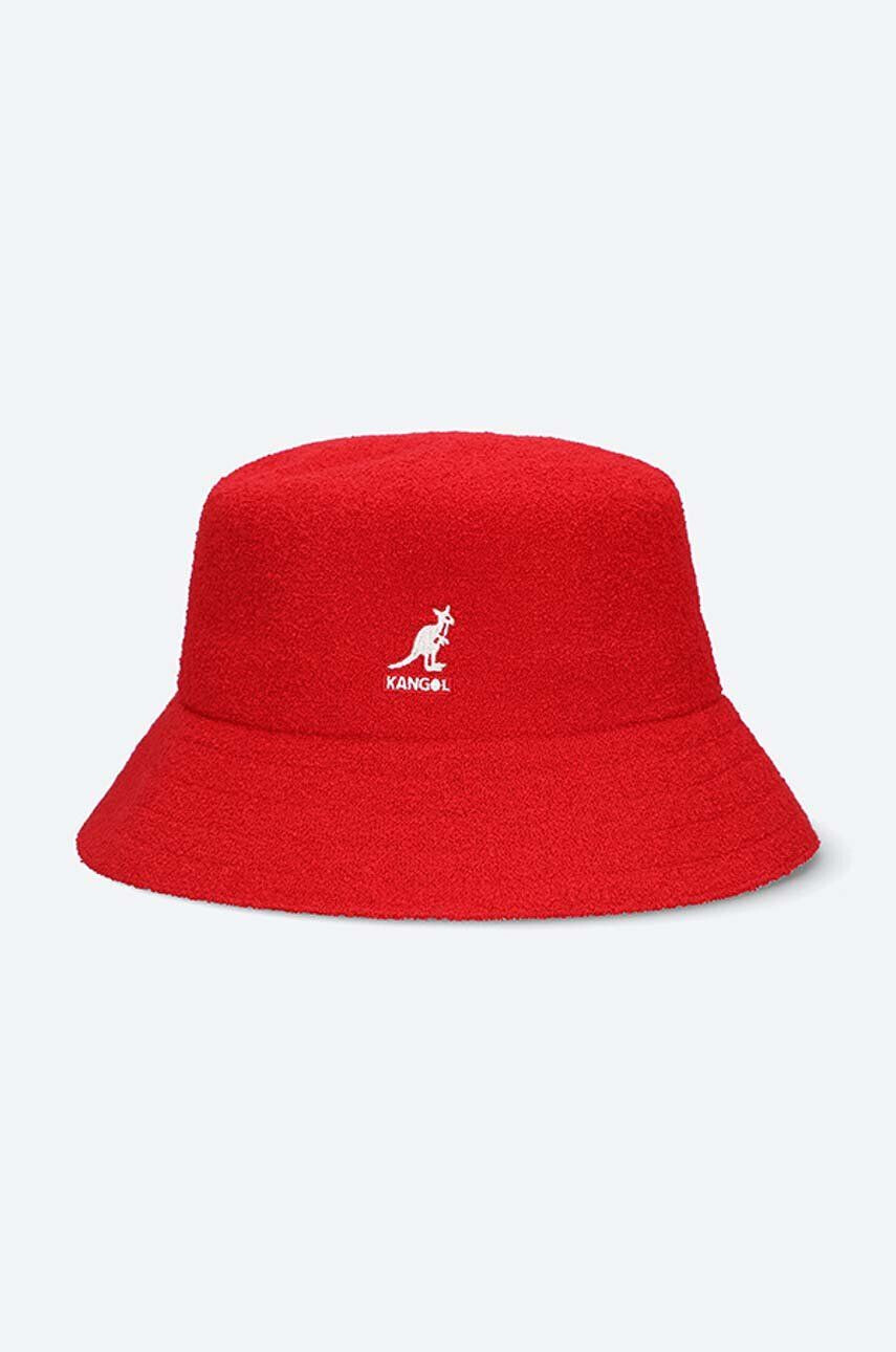 Kangol Klobúk Bermuda Bucket K3050ST.SCARLET-SCARLET červená farba - Pepit.sk