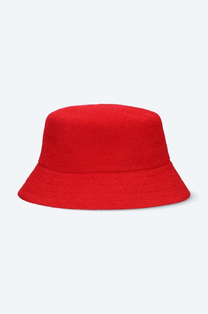 Kangol Klobúk Bermuda Bucket K3050ST.SCARLET-SCARLET červená farba - Pepit.sk