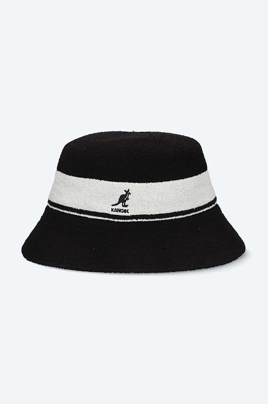 Kangol Klobúk Bermuda Bucket K3326ST.BLACK-BLACK čierna farba - Pepit.sk