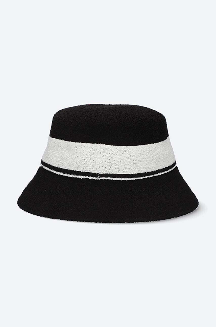 Kangol Klobúk Bermuda Bucket K3326ST.BLACK-BLACK čierna farba - Pepit.sk