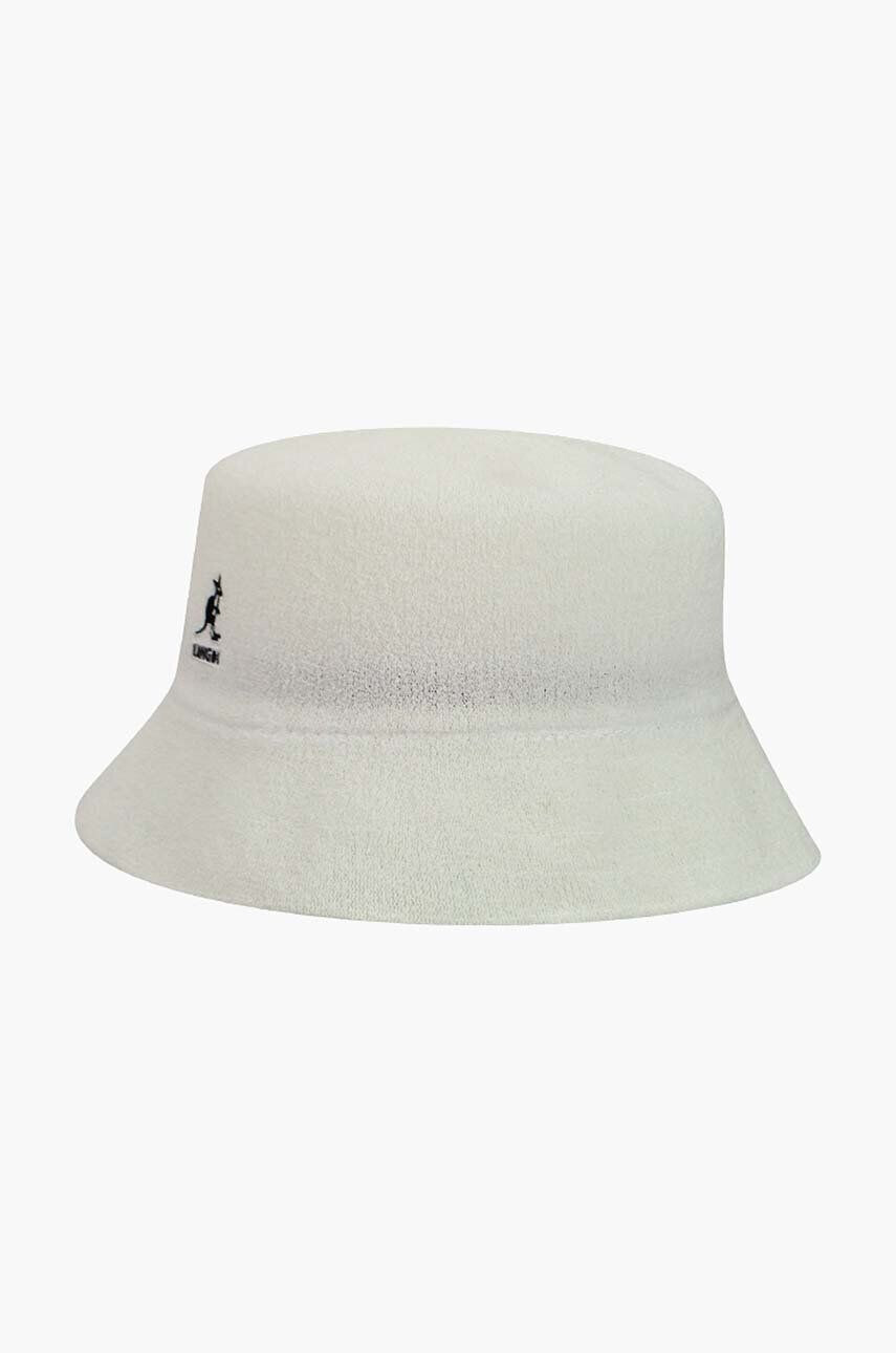 Kangol Klobúk Bermuda Bucket K3050ST.WHITE-WHITE biela farba - Pepit.sk