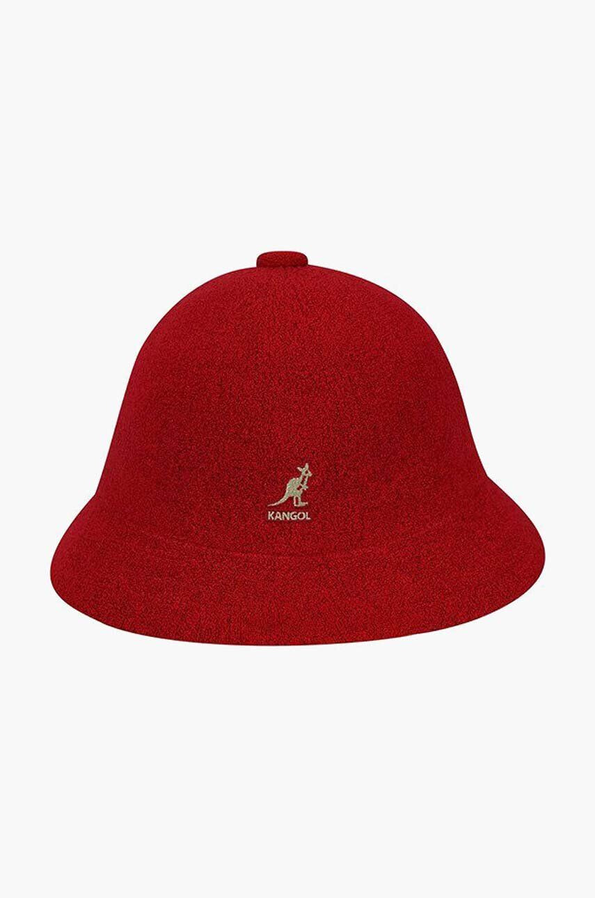 Kangol Klobúk Bermuda Casual 0397BC.SCARLET-SCARLET červená farba - Pepit.sk