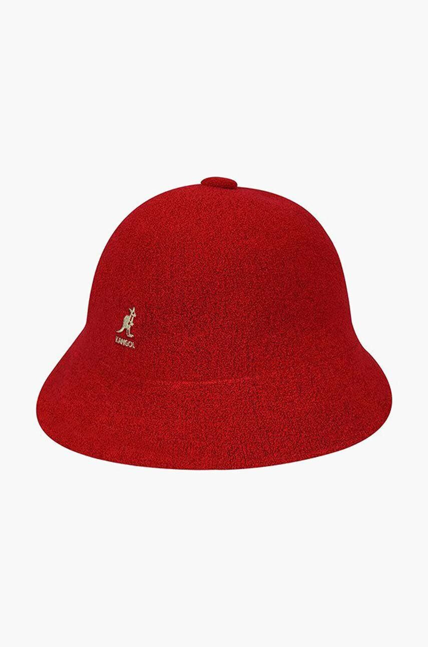 Kangol Klobúk Bermuda Casual 0397BC.SCARLET-SCARLET červená farba - Pepit.sk