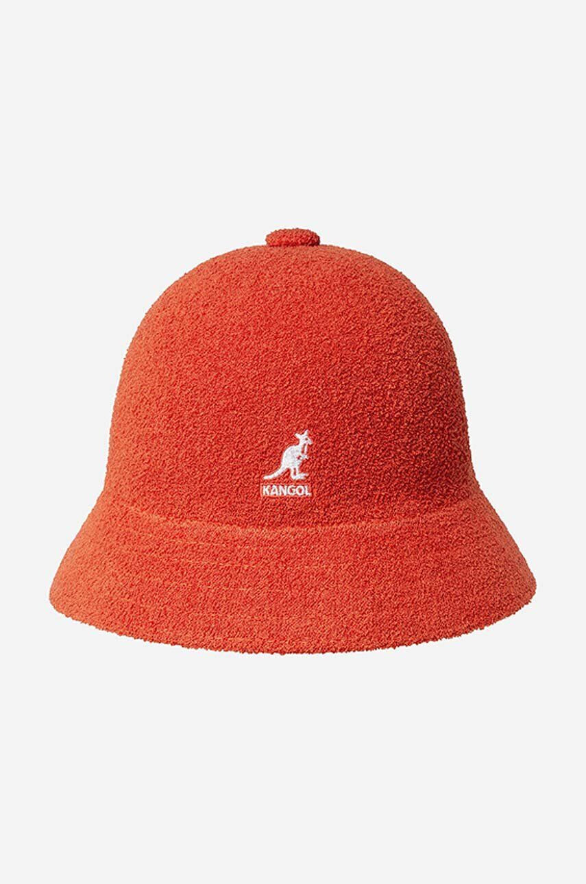 Kangol Klobúk Bermuda Casual 0397BC.CHERRY-CHERR.GLOW červená farba - Pepit.sk