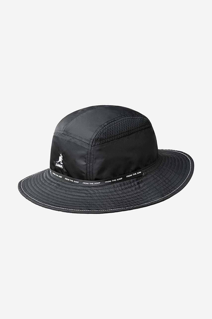 Kangol Klobúk From The Jump Bucket K5333.BLACK-BLACK čierna farba - Pepit.sk