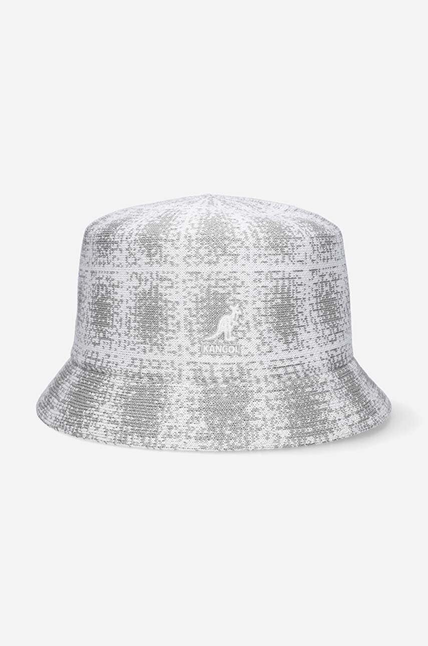 Kangol Klobúk Grounge Plaid Bin K3548.GREY-GREY/WHT šedá farba - Pepit.sk