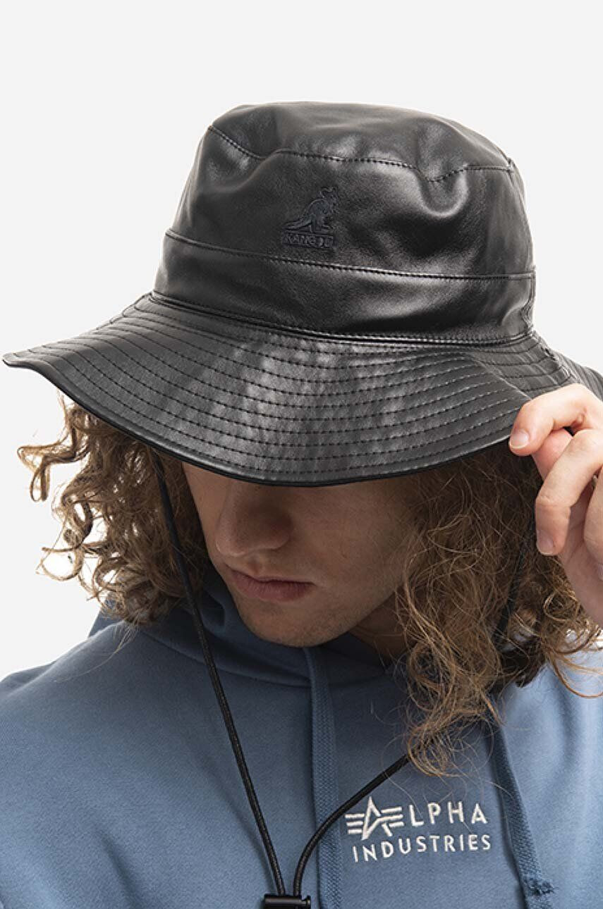 Kangol Obojstranný klobúk K5312.BLACK-BLACK čierna farba - Pepit.sk