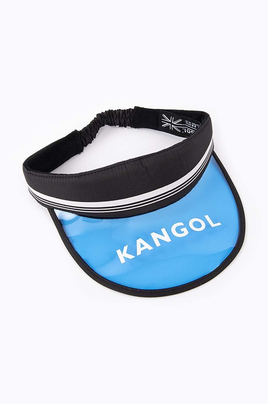 Kangol Šilt Retro Visor K5277.BLACK-BLACK s potlačou - Pepit.sk