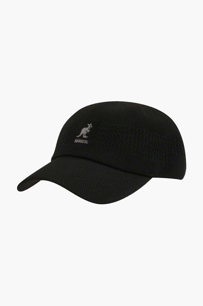 Kangol Šiltovka Tropic 1456BC.BLACK-BLACK čierna farba s nášivkou - Pepit.sk