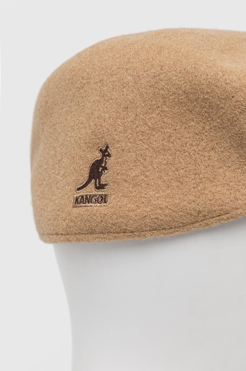 Kangol Vlnená čiapka 0258BC.CM227-CM227 béžová farba vlnená - Pepit.sk