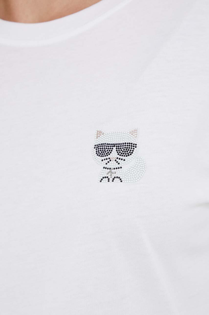 Karl Lagerfeld Bavlnené tričko Ikonik Mini Choupette Rs Tee - Pepit.sk