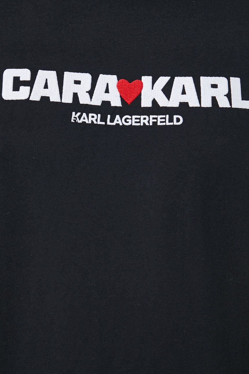 Karl Lagerfeld Bavlnené tričko x Cara Delevingne - Pepit.sk