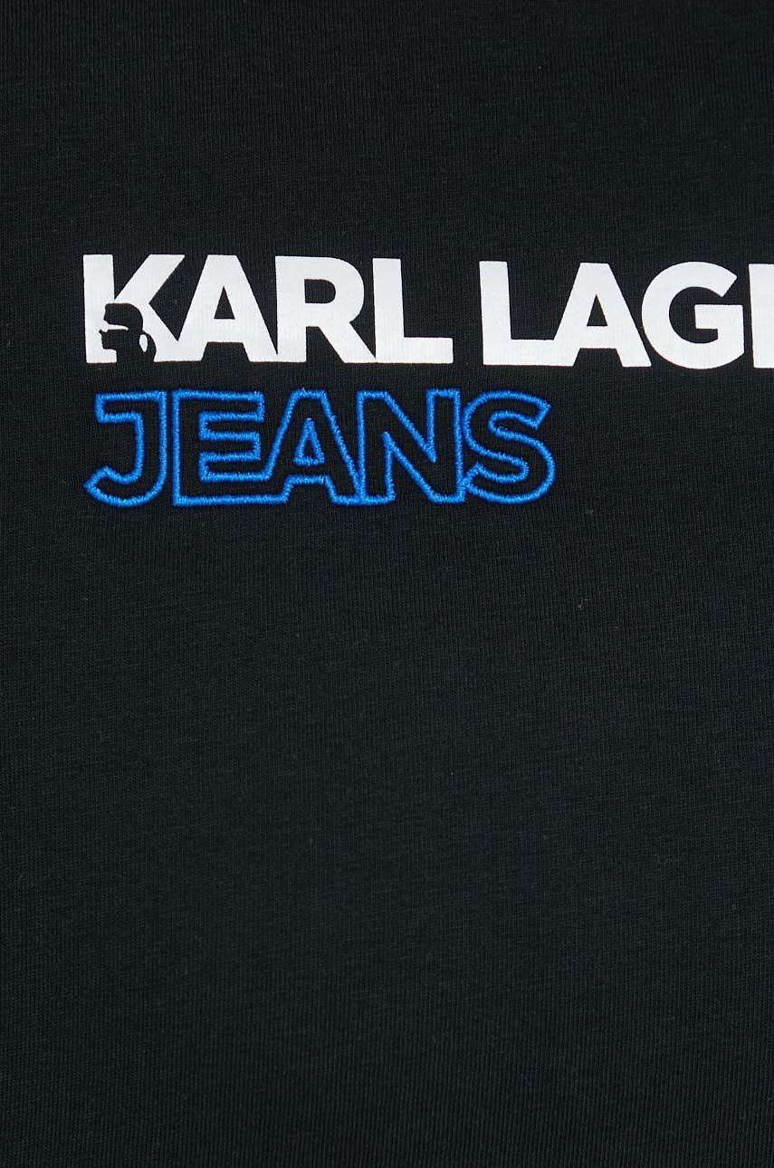 Karl Lagerfeld Jeans Bavlnené tričko s dlhým rukávom - Pepit.sk