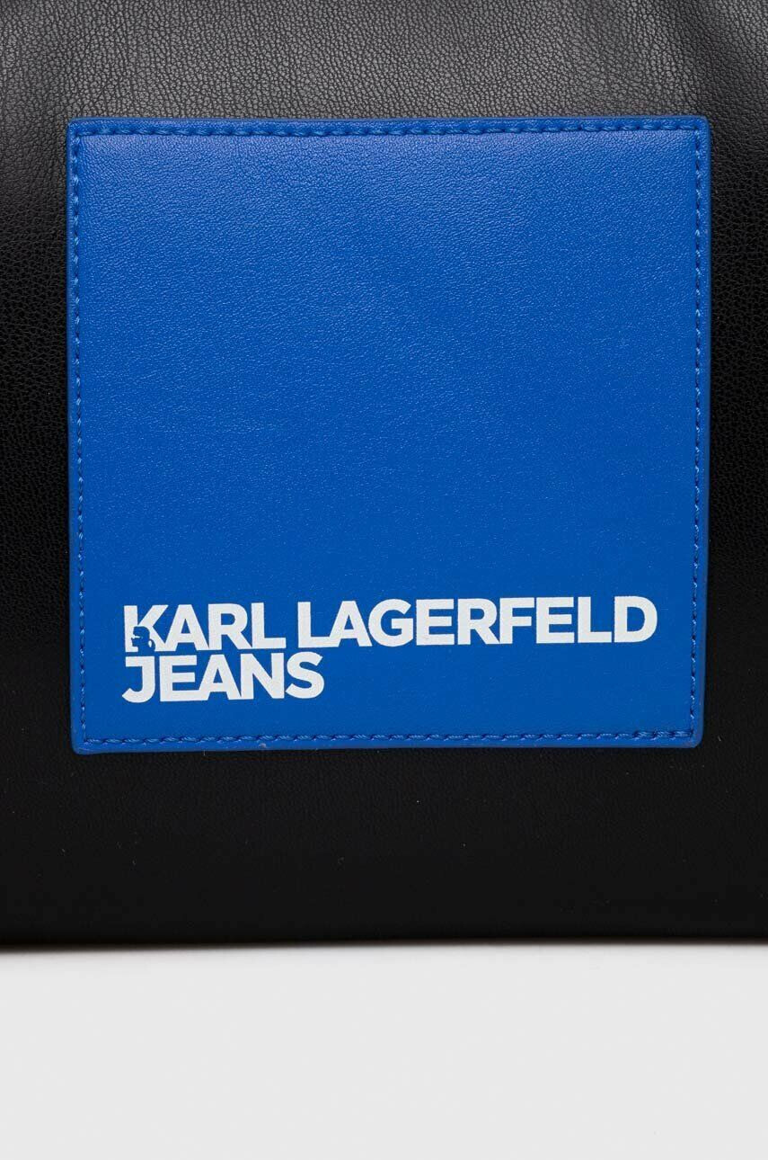 Karl Lagerfeld Jeans Kabelka čierna farba - Pepit.sk