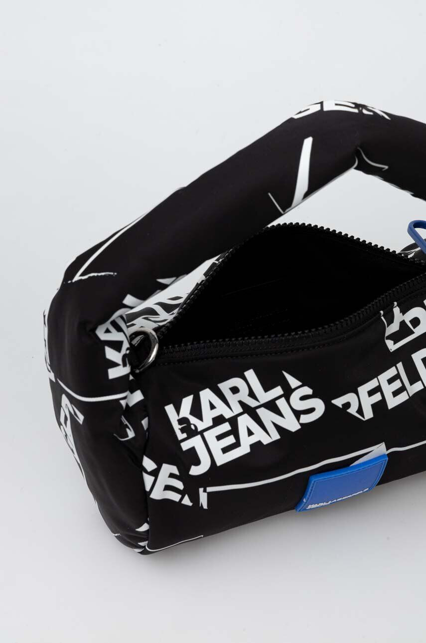 Karl Lagerfeld Jeans Kabelka čierna farba - Pepit.sk