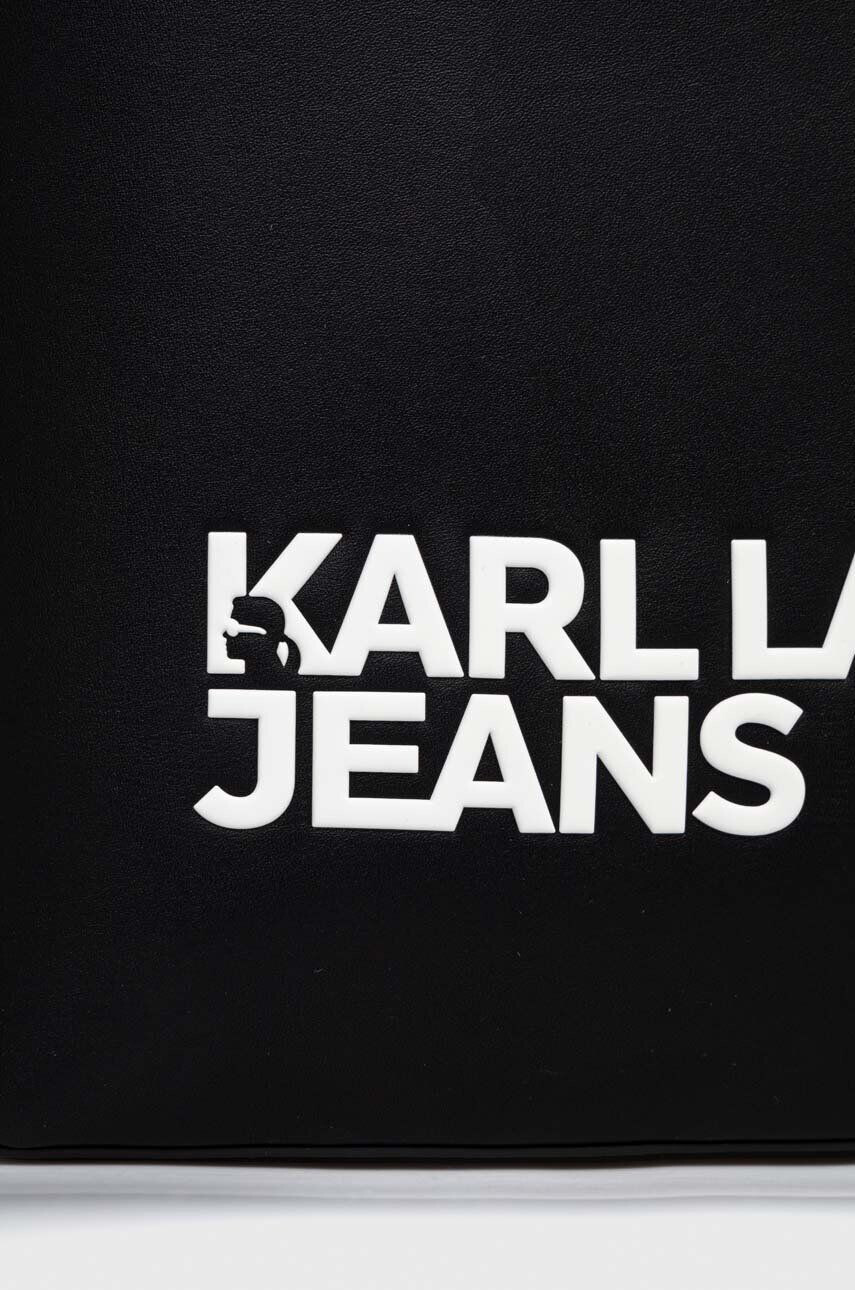 Karl Lagerfeld Jeans Taška čierna farba - Pepit.sk