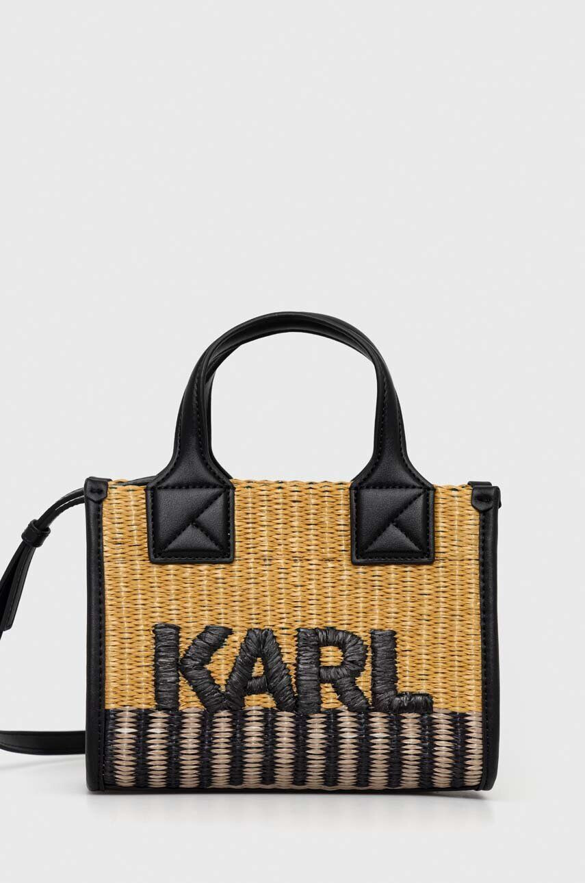 Karl Lagerfeld Kabelka biela farba - Pepit.sk