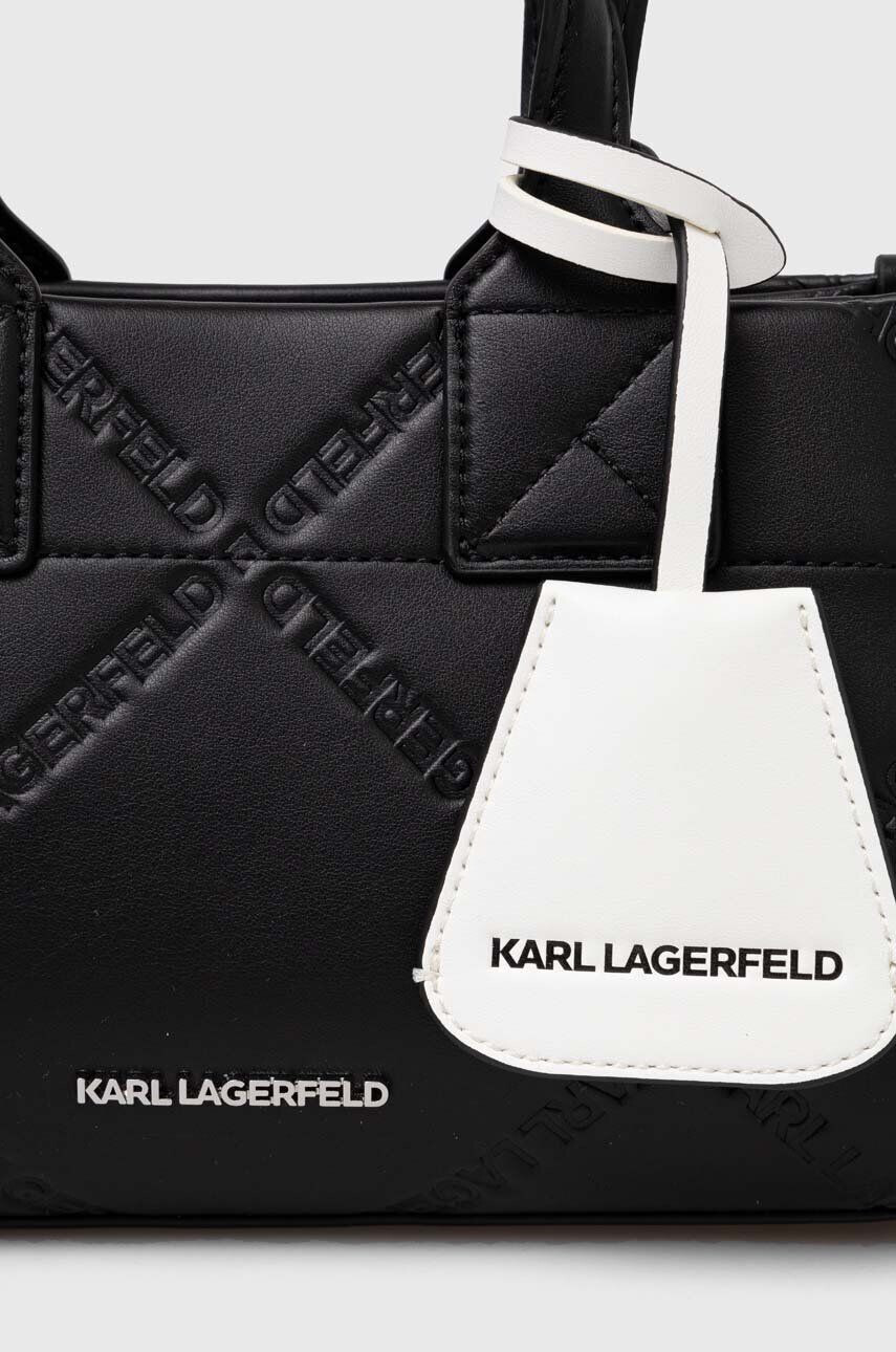 Karl Lagerfeld Kabelka čierna farba - Pepit.sk