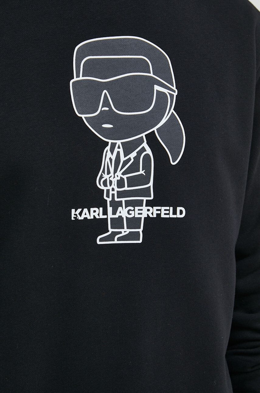 Karl Lagerfeld Mikina dámska biela farba s nášivkou - Pepit.sk