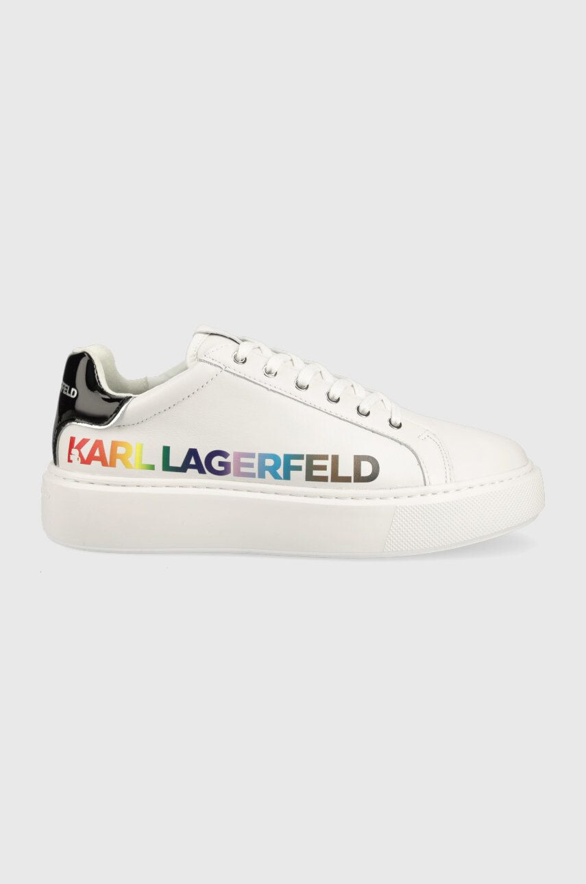 Karl Lagerfeld Tenisky MAXI KUP biela farba KL62226 - Pepit.sk