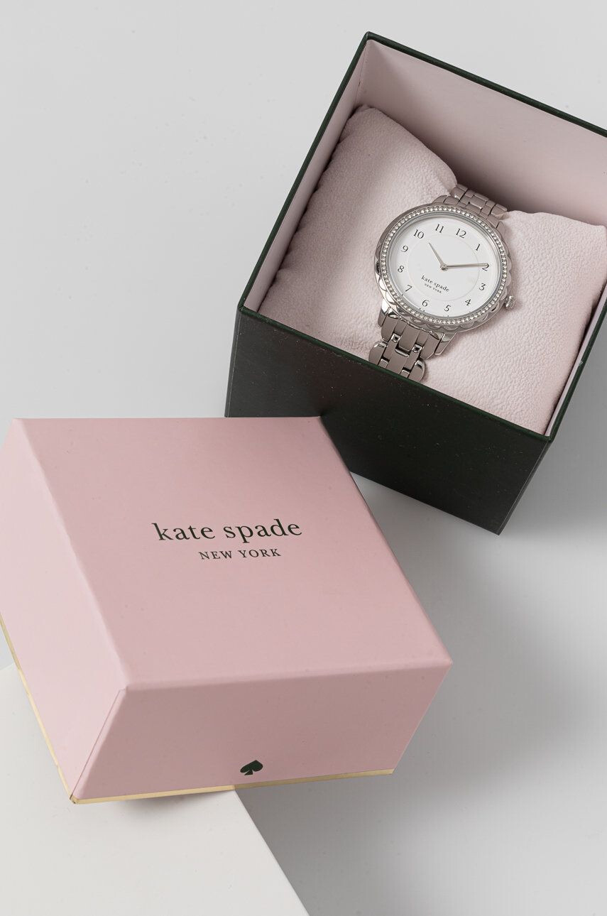 Kate Spade Hodinky dámske strieborná farba - Pepit.sk