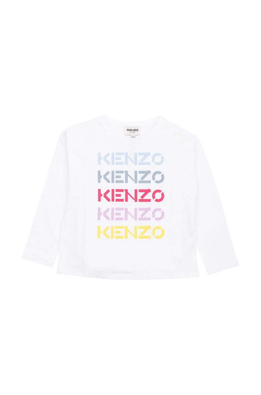 Kenzo kids Detská bavlnená košeľa s dlhým rukávom - Pepit.sk