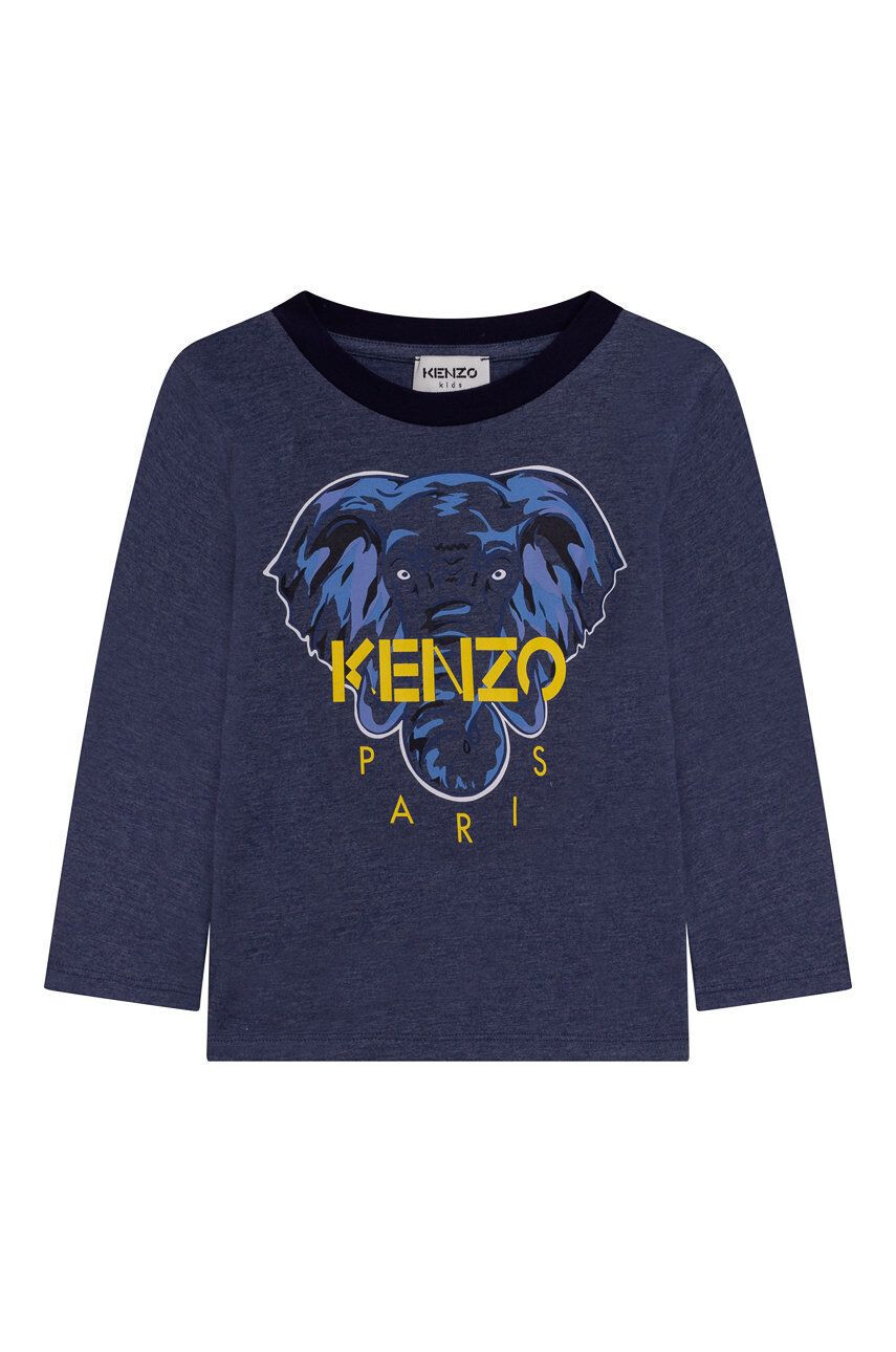 Kenzo kids Detská bavlnená košeľa s dlhým rukávom - Pepit.sk