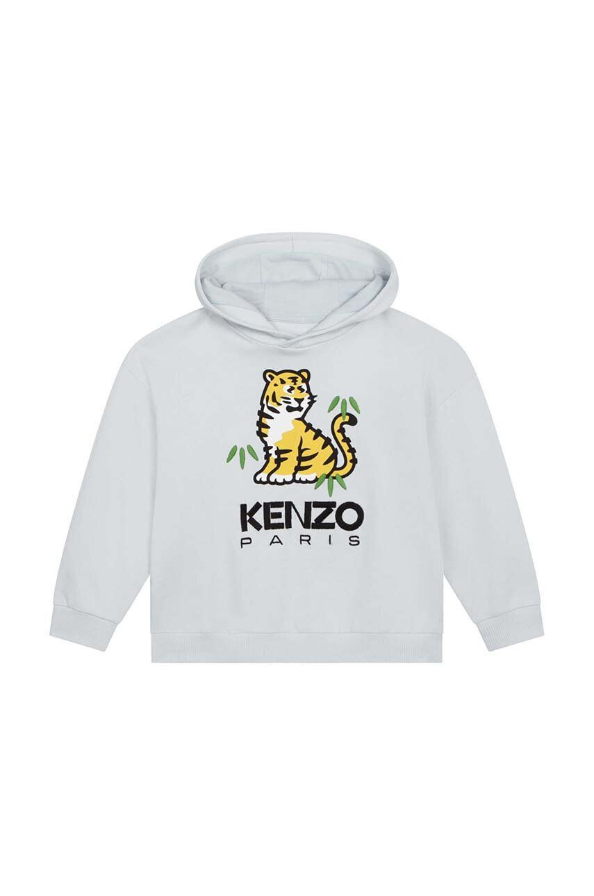 Kenzo kids Detská bavlnená mikina s kapucňou s potlačou - Pepit.sk