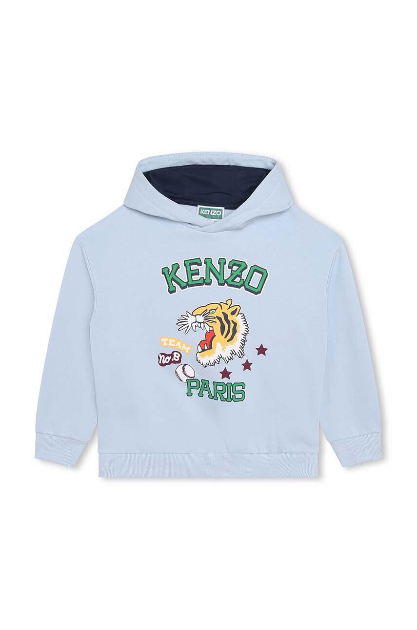 Kenzo kids Detská mikina s kapucňou s potlačou - Pepit.sk