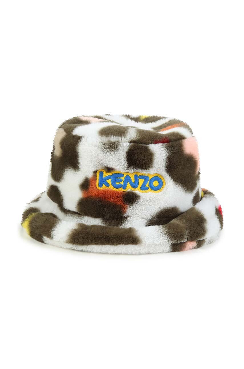 Kenzo kids Detský klobúk béžová farba - Pepit.sk