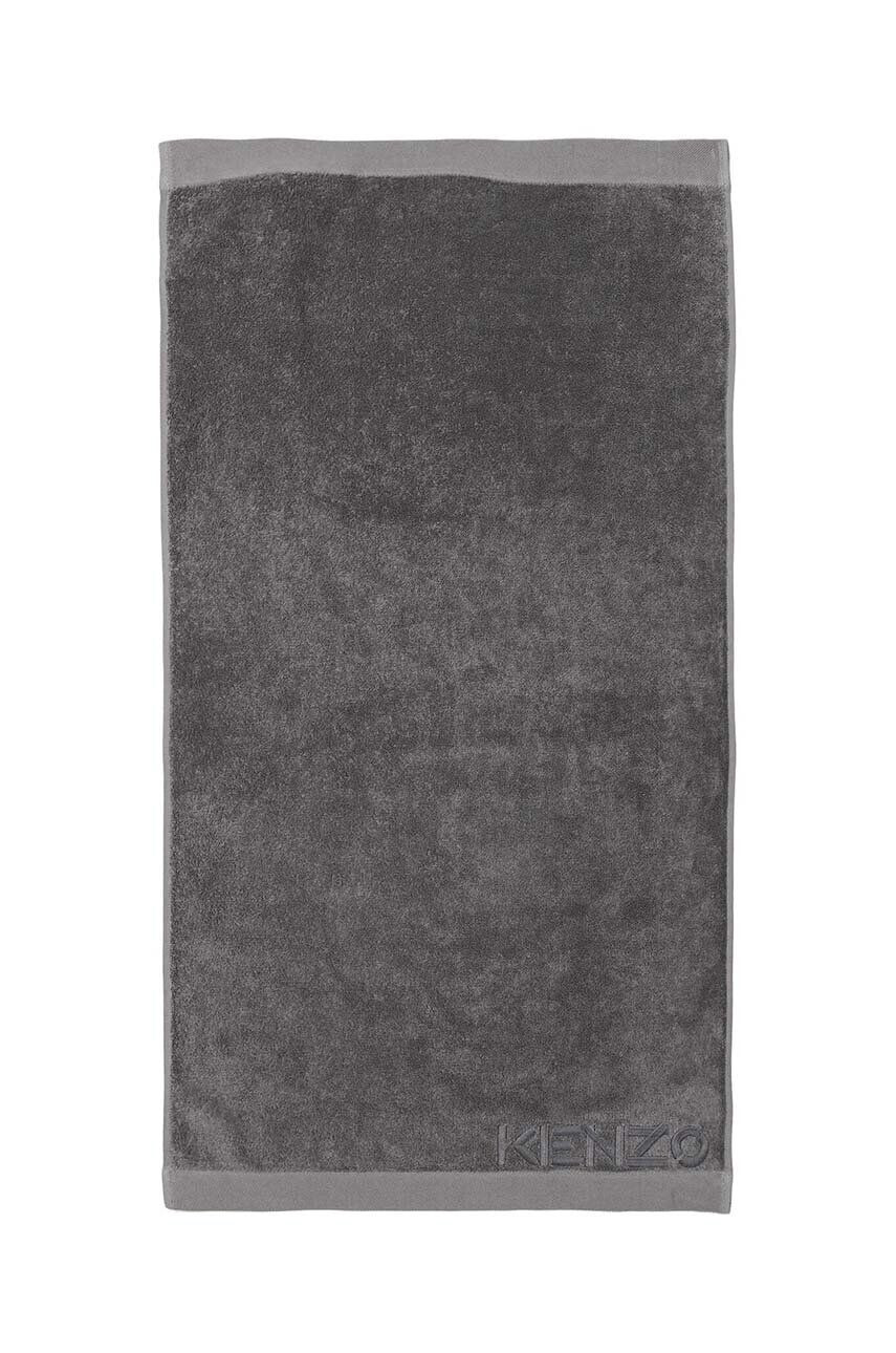 Kenzo Malý bavlnený uterák Iconic Gris 45x70?cm - Pepit.sk