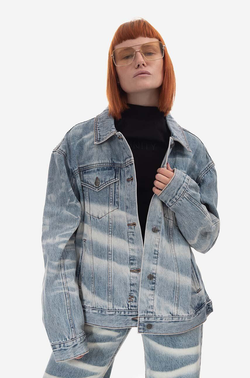 KSUBI Rifľová bunda WPS23JK006-DENIM dámska prechodná oversize - Pepit.sk