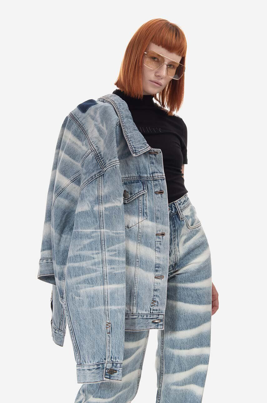 KSUBI Rifľová bunda WPS23JK006-DENIM dámska prechodná oversize - Pepit.sk