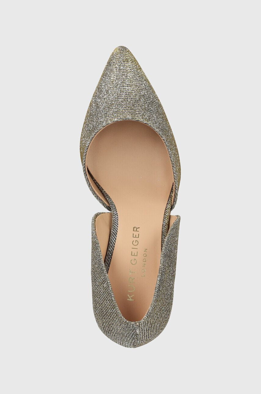 Kurt Geiger London Lodičky Bond 90 strieborná farba 7428760609 - Pepit.sk