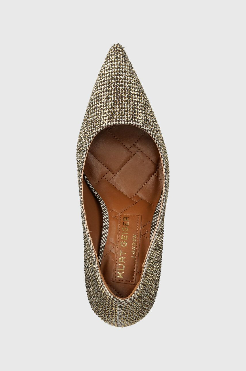 Kurt Geiger London Lodičky Belgravia zlatá farba 9312140609 - Pepit.sk