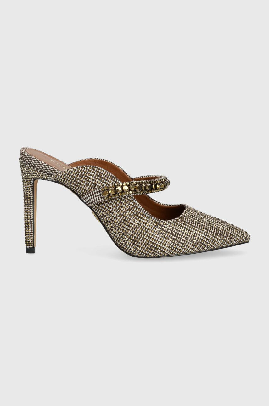 Kurt Geiger London Šľapky Duke zlatá farba 4268540609 - Pepit.sk