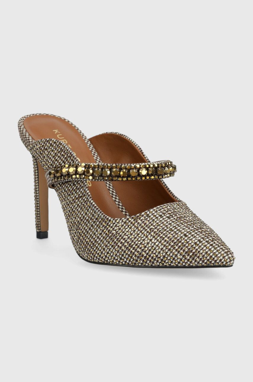 Kurt Geiger London Šľapky Duke zlatá farba 4268540609 - Pepit.sk