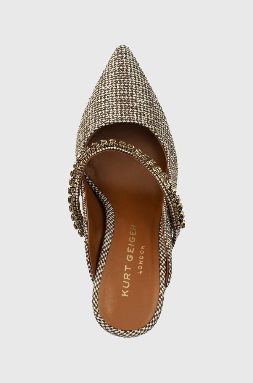 Kurt Geiger London Šľapky Duke zlatá farba 4268540609 - Pepit.sk