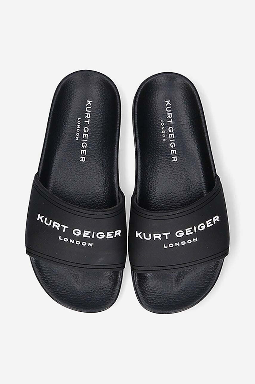 Kurt Geiger London Šľapky Pool Slider dámske čierna farba - Pepit.sk